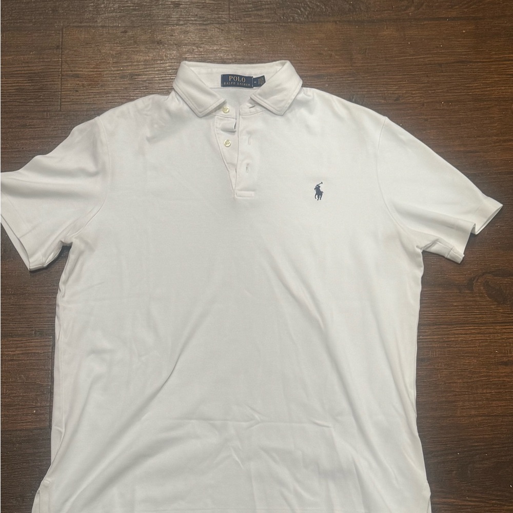 Ralph Lauren White Polo Shirt for Men